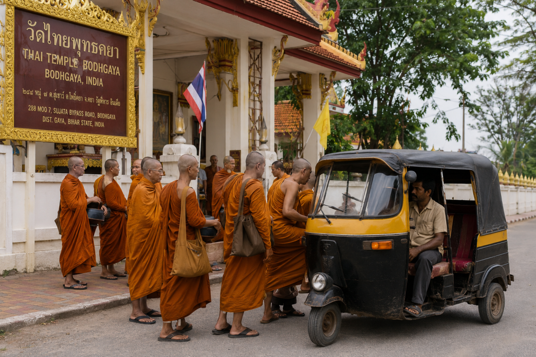 พระภิกษุมาลงอุโบสถสังฆกรรมในช่วงเข้าพรรษา